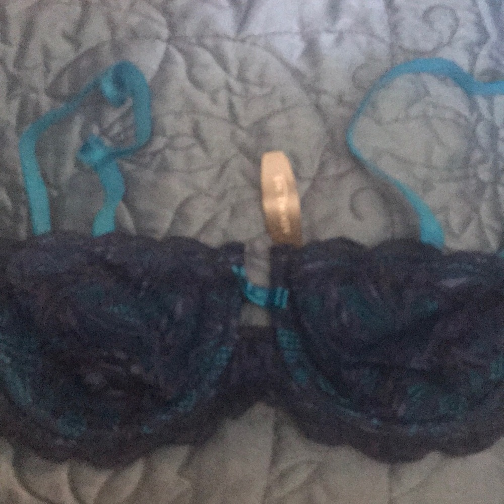 NWT Adore Me underwire Bra 2 tone blue size 40B